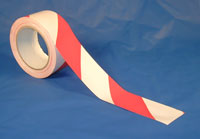 Tape, Red and White Stripe